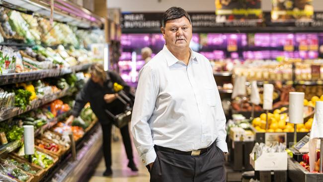 ‘In the last two months or so, you are seeing produce prices up about 9 or 10 per cent within the shopping basket,’ says Ritchies CEO Fred Harrison. Picture: Aaron Francis