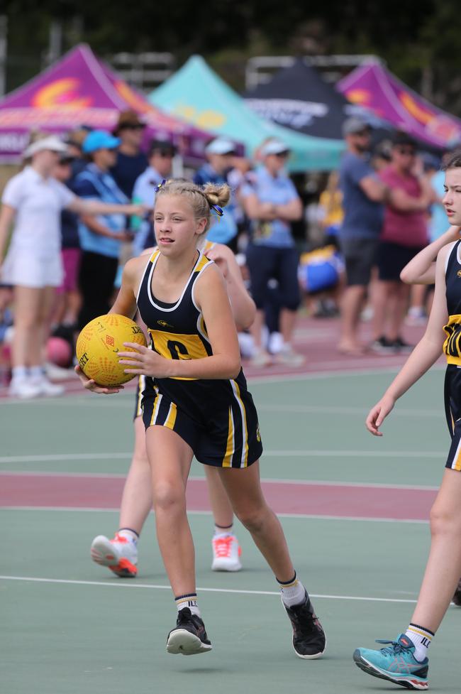 The Netball Qld Primary Schools Cup grand finals are being held at the Hinterland District Netball Association at Mudgeeraba. Picture: Mike Batterham.