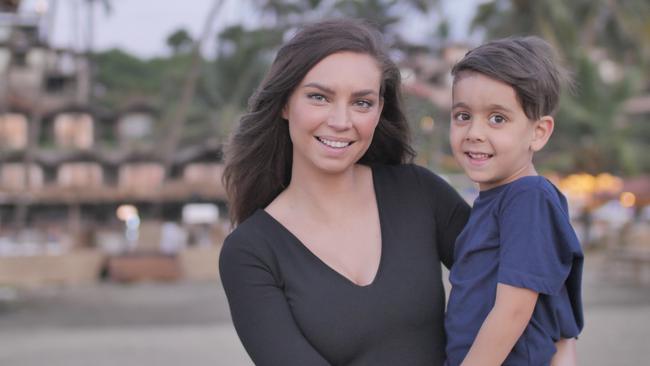 Sarah Todd and Phoenix at Antares while filming My Restaurant In India. Picture: Supplied/SBS