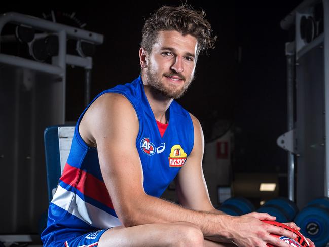 Western Bulldogs star Marcus Bontempelli has re-signed. Picture: Jake Nowakowski