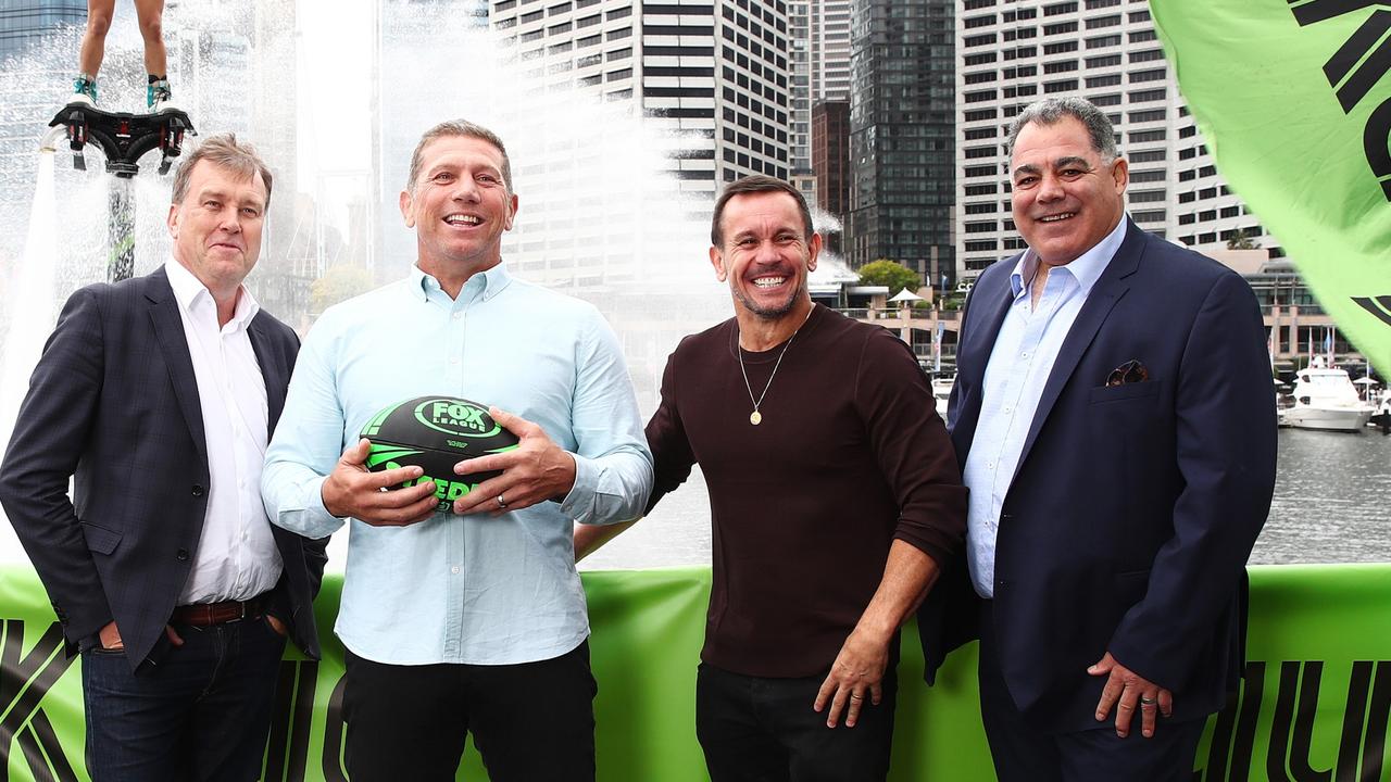 The faces of Fox League. Photo: Fox League / Brett Costello