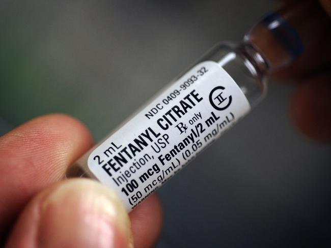 A vial of Fentanyl Citrate which is a pharmaceutical grade opioid used to treat post-surgical or chronic pain. The drug has caused hundreds of deaths overseas. Source: Supplied