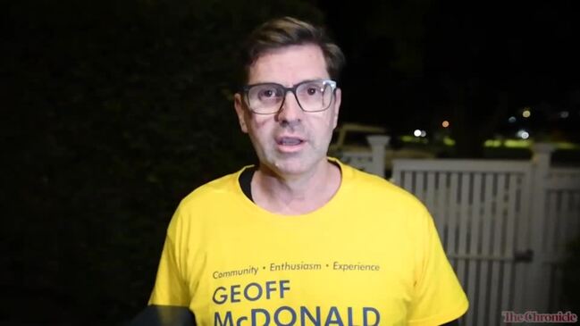 Geoff McDonald on election night | The Chronicle