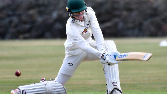 Iona College batsman Liam Carter. Picture, John Gass