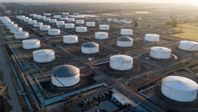 Oil demand growth will begin to ease as soon as 2024, however; demand should increase by 860,000 barrels a day next year, the IEA expects. Picture: AFP