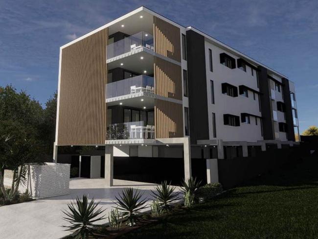 Artist impressions of the new development proposed for 38 Meta St in Mooloolaba.