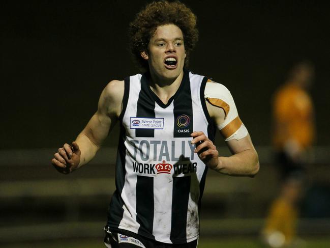 Ben Brown during his days with Glenorchy in the Tasmanian State League.