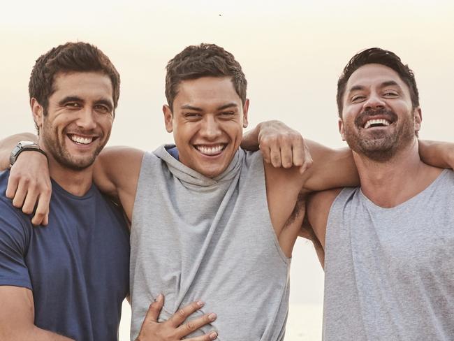 ***STRICTLY EMBARGOED FOR USE BY SUN DEC 29 TV GUIDE ONLY***Ethan Browne, Kawakawa Fox-Reo and Rob Kipa-Williams will star on Seven's Home & Away in 2020. Picture: Supplied