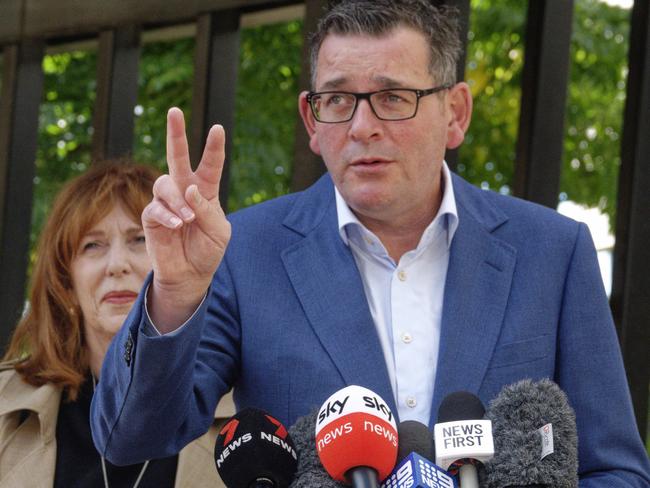 Daniel Andrews came under fire for not allowing journalists to come on the trip. Picture: NCA NewsWire / Valeriu Campan