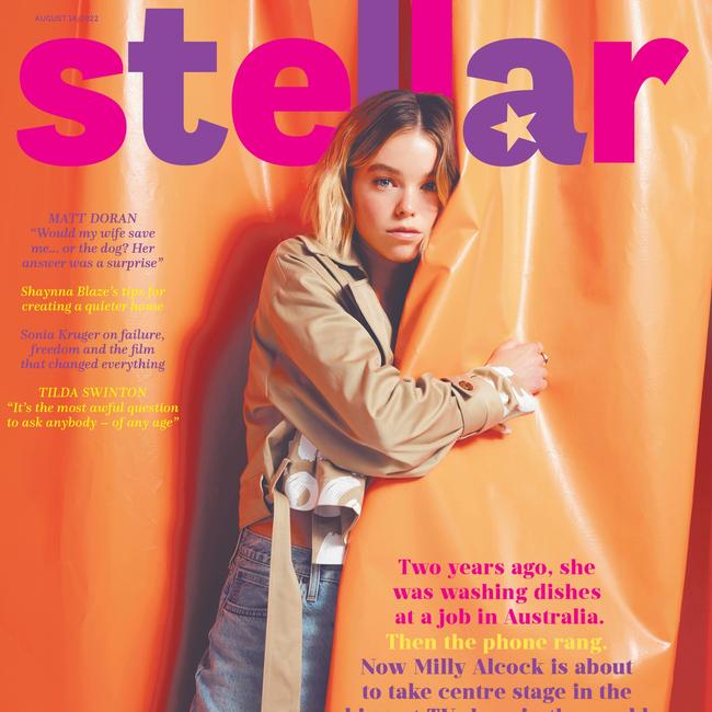 Milly Alcock stars on the cover of this Sunday’s <i>Stellar. </i>Picture: John Tsiavis.