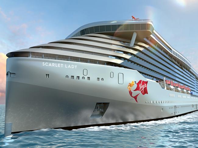 Virgin Voyages new Scarlet Lady. Picture: Virgin Voyages