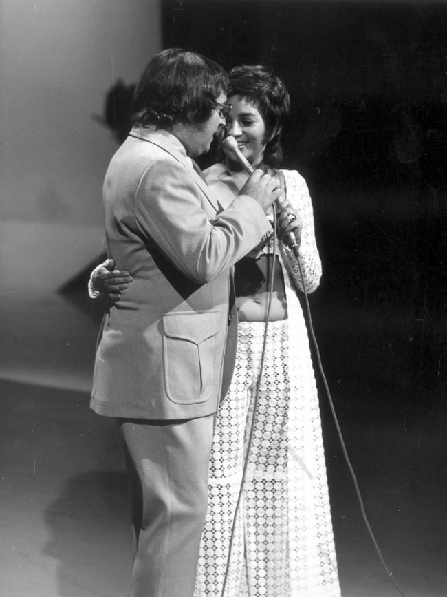 Wills performing with Erney Sigley. Date unknown.