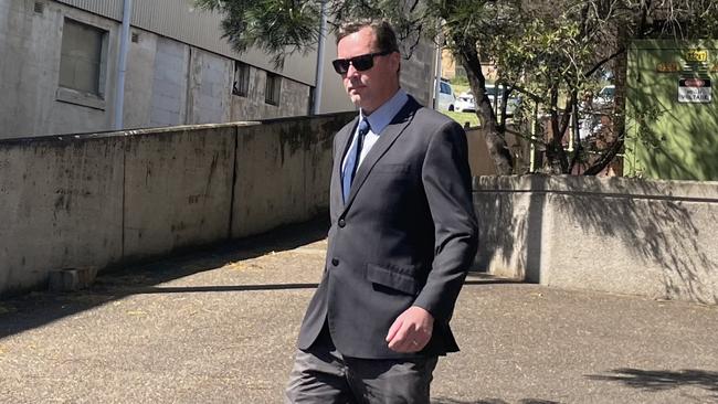 Hamish Le Poer Trench leaves Muswellbrook Local Court on September 20, 2022 after being sentenced for supplying drugs in Scone. Picture: Dan Proudman