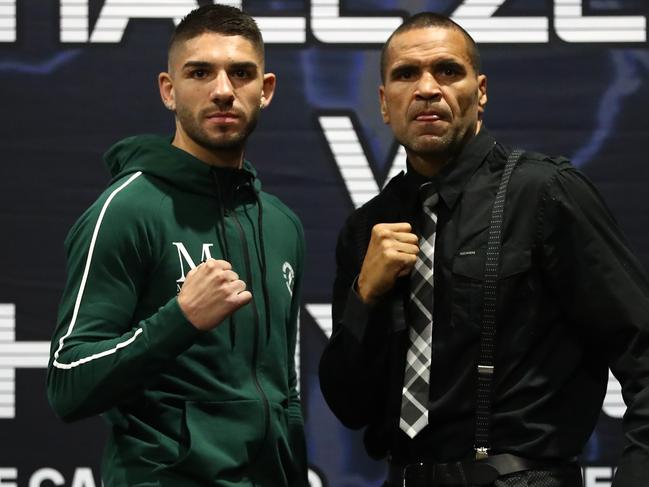 Anthony Mundine will clash with Michael Zerafa in his final fight. Picture: Mike Owen/Getty Images