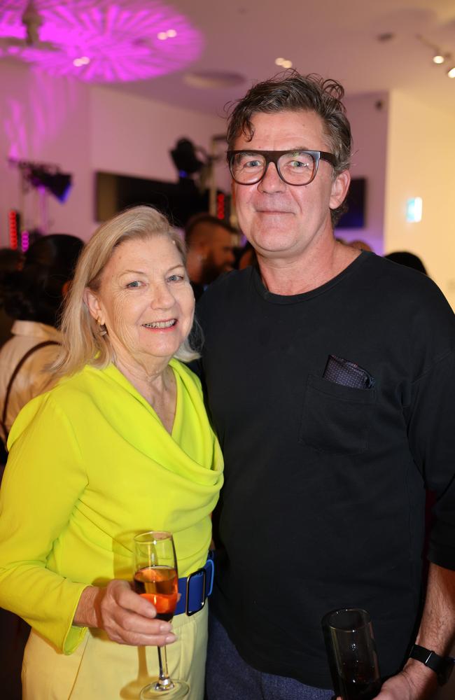 Ward Squires and Janice Squires at the Here and Now gallery opening at HOTA for Gold Coast at Large. Picture, Portia Large.