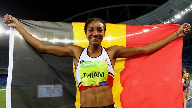 Nafissatou Thiam won gold in the heptathlon.