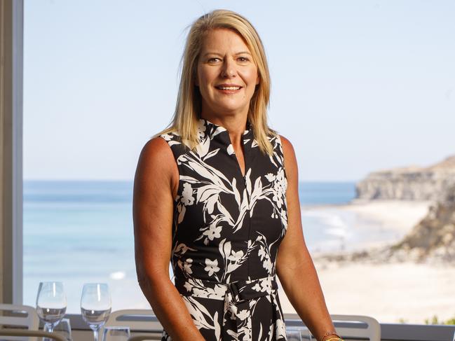 14/1/2020 SA Weekend style portrait - Nikki Govan, owner of Star of Greece restaurant is chair of Business SA. Now appointed to national board of ACCI. Picture MATT TURNER.