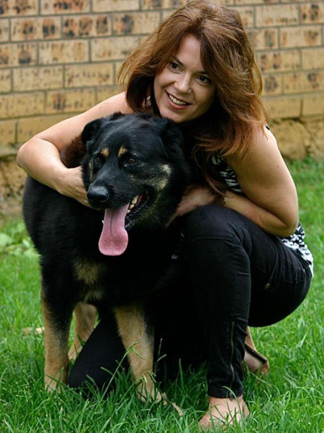 K9 Trainer Liarne Henry with her pet rottweiler. Picture: Supplied