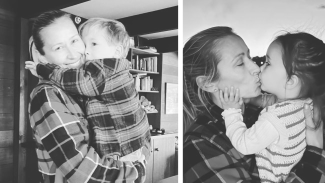 Lauren Fried shared recent images with her two children. Source: Instagram.