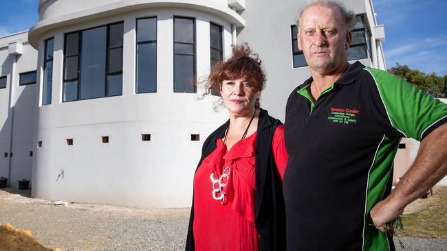 Terry and Andrea Conder have been left in limbo. Picture: Mark Stewart