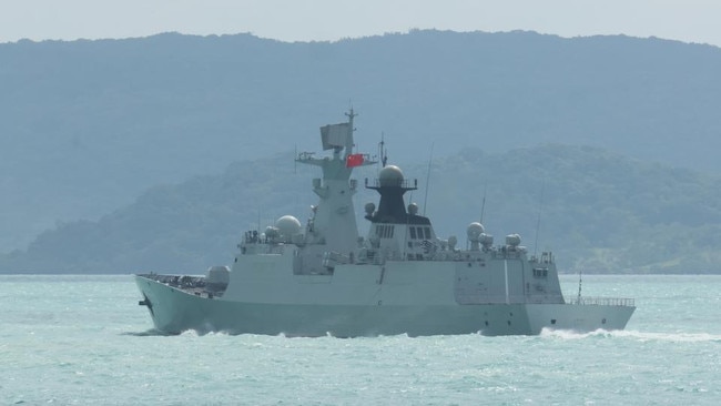 NewsWire understands this is the furthest down Australia’s east coast Chinese naval vessels have navigated. Picture: NewsWire / Australian Defence Force