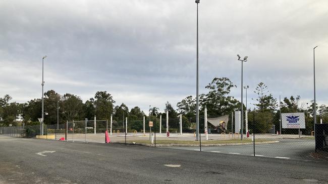 The once-bustling petrol station is now a vacant block.