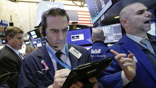 Wall Street is sending signals to the rest of the world. Pic: AP