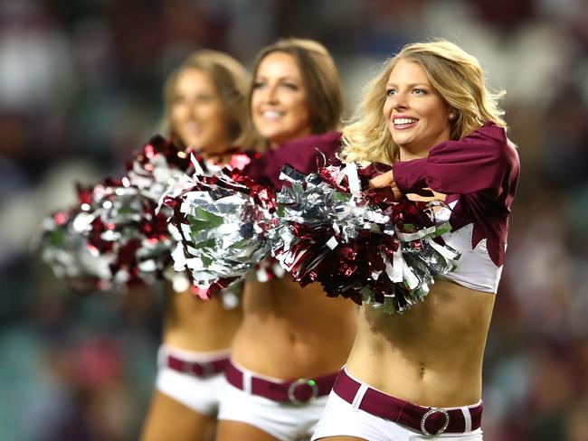 Central Coast cheerleader coach Alex Tsambos said it was easier than most women thought to commute to Manly or Newcastle for cheerleader training. Picture: Mark Kolbe/Getty Images)