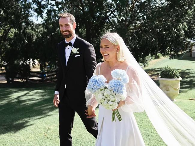 Darcy Gardiner married Sophie Kebbell. Pic: Instagram