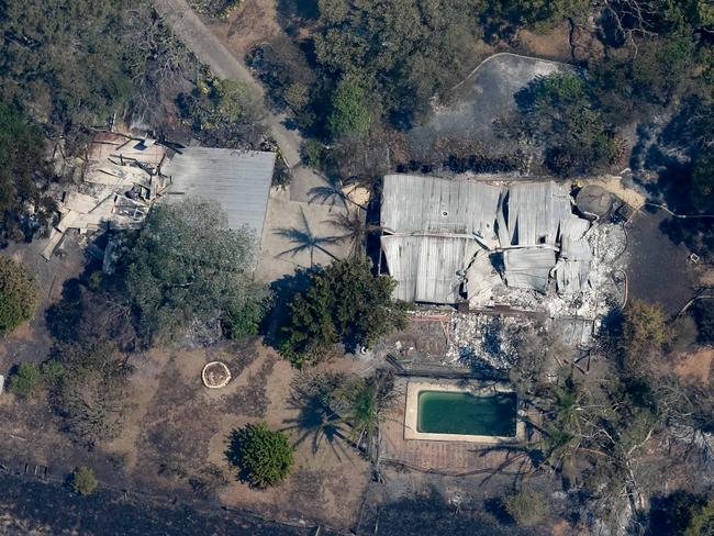 Property destroyed in Fords Rd in Taree. Picture: Lindsay Moller