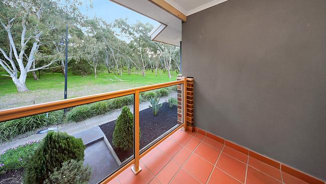 The quiet bushland facing the home garnered a lot of interest.