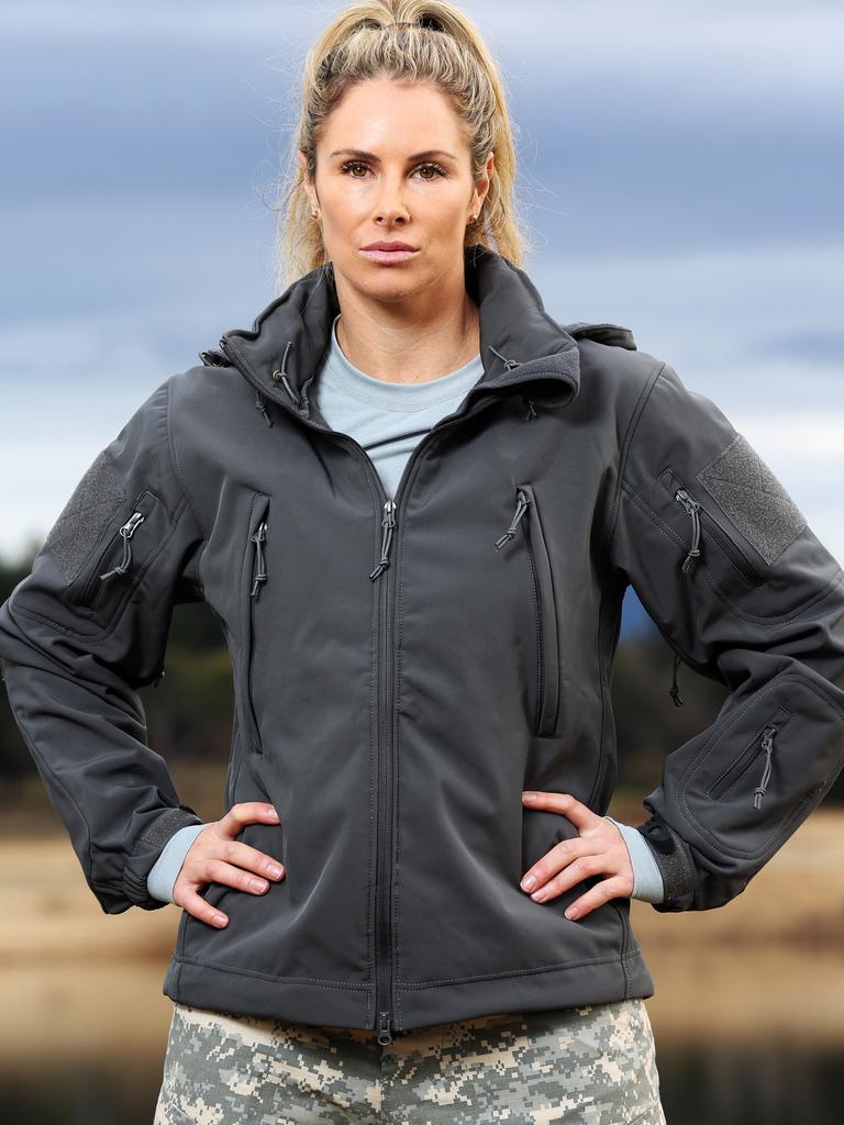 Candice Warner is a tough competitor on SAS Australia. Picture: Channel 7