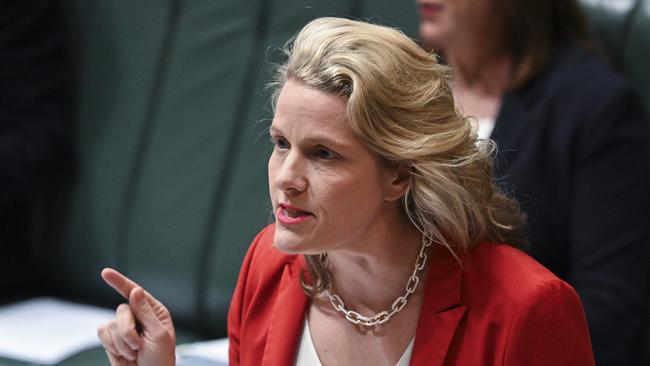 Minister for Home Affairs Clare O'Neil during for Question Time at Parliament House in Canberra. Picture:Martin Ollman