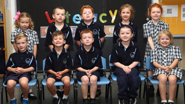 Ceres Primary School Foundation James front Thatcher Earl, Romano Earl, Liam Ryan, Penny Read and Billie Johnstone. Back left to right, Georgia Olney, Ethan Jones, Eddie Potton, Ruby Withington and Charlotte Eeles. Picture: Alison Wynd