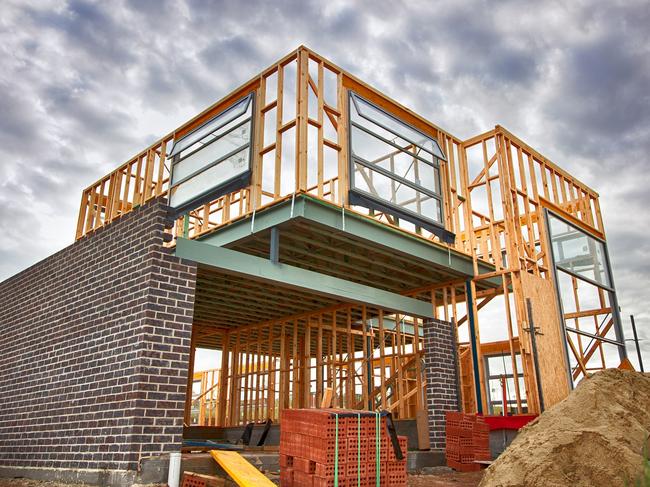 Home under construction  Picture: istock