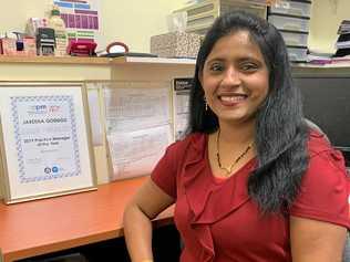 WINNING: East Side Medical Practice's Jareena Godugu has been announced as a top three finalist for the Australian Association of Practice Management Practice Manager of the Year award. Picture: Rhylea Millar