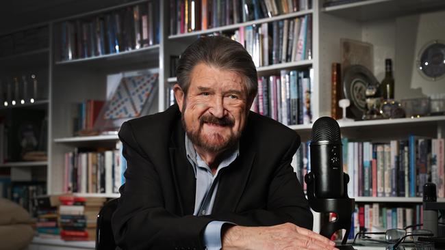 Media legend Derryn Hinch reveals that he died on an operating table back in 2011. Picture: David Caird