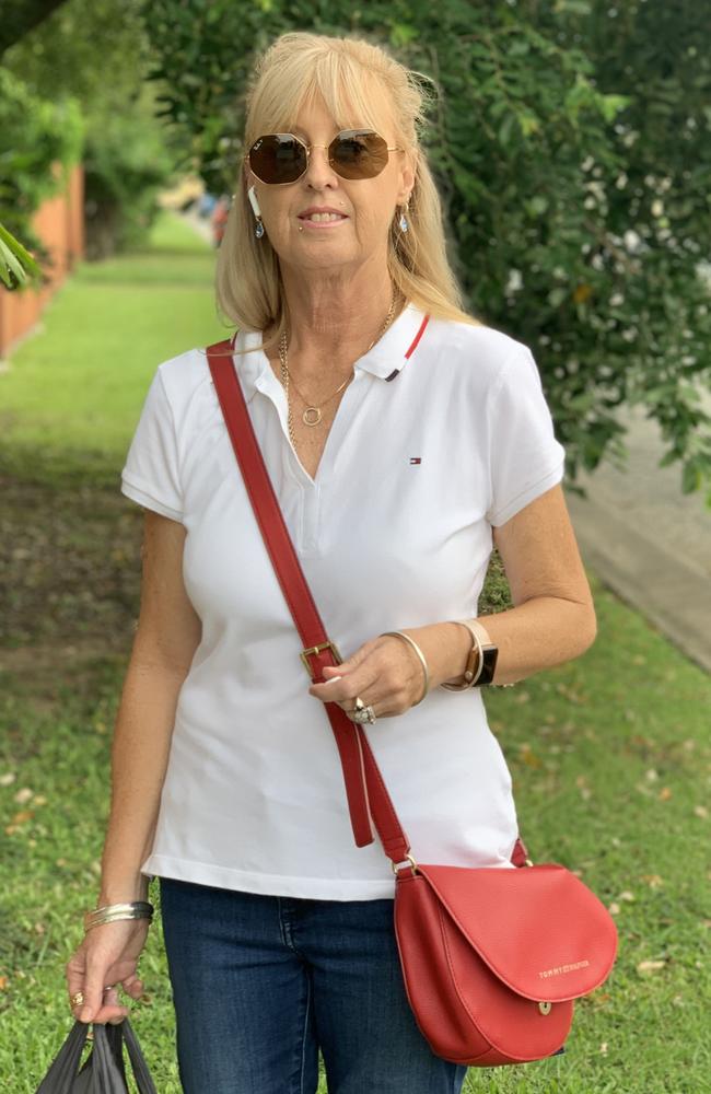 Tracey Haines lives on Nelson St near the Mackay Central polling booth. Mrs Haines is a long-time LNP voter but she is considering a vote for Labor at the 2022 May election. Picture: Duncan Evans