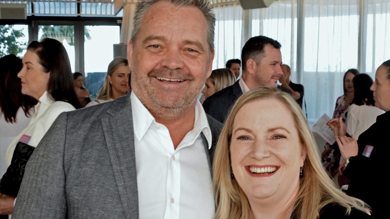 Dion Workman and Sarah Colgate at Destination Gold Coast Stars of Tourism breakfast at Isoletto, The Star Gold Coast. Pic: Regina King