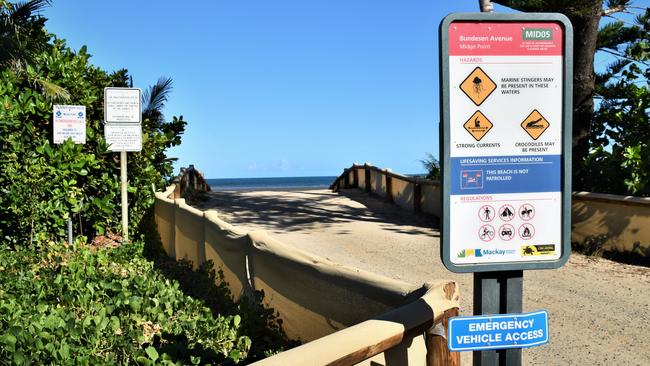 Residents say you need a tractor to launch your boat on the beach at Bundensen Ave, Midge Point. Picture: Heidi Petith