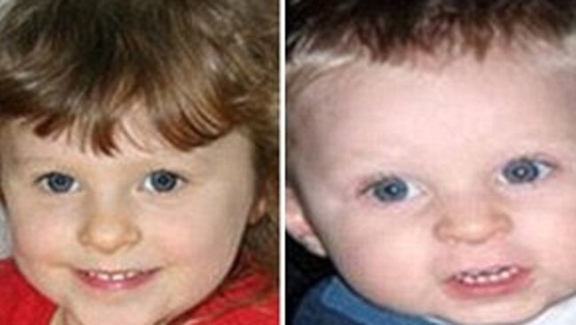 Young victims, Olivia and Nathan Anderson.