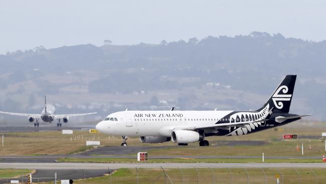 An Air New Zealand plane at Auckland Airport. Picture: Getty Images.