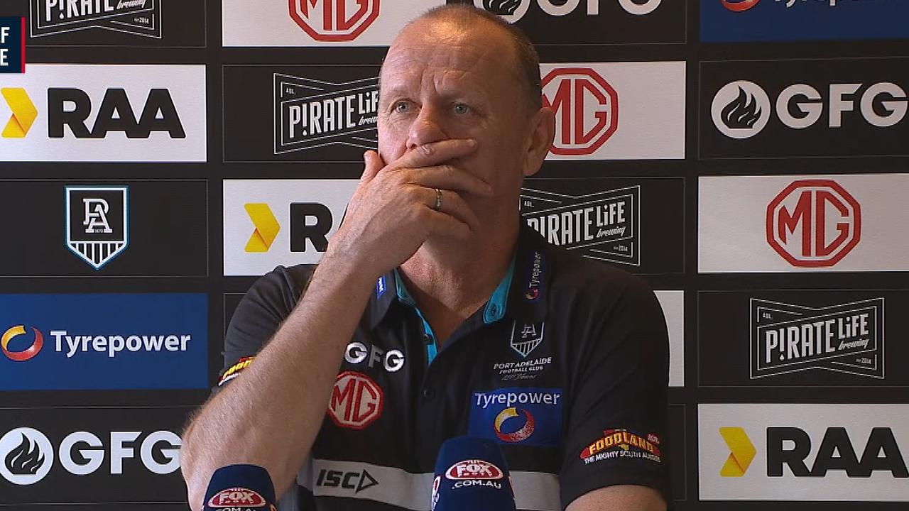 Ken Hinkley let all his emotion out post-game.