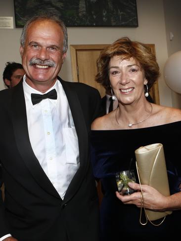 Peter Mooney was named the Tasmanian Tourism Champion. Pictured with his wife Jan.