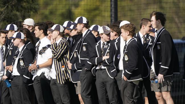 APS Footy: Haileybury v Caulfield Grammar. Picture: Valeriu Campan