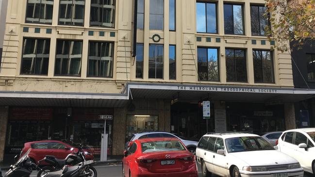 The Melbourne Theosophical building on Russell St.