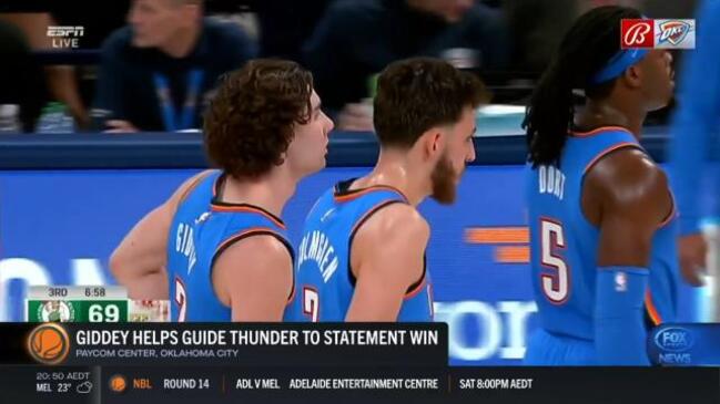 Giddey guides Thunder to statement win