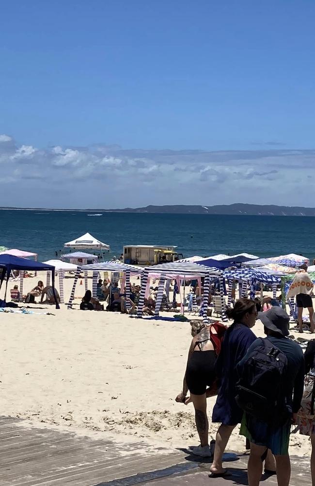 Unless you’ve been living under a rock, you will have heard the vigorous debate about beach cabanas and whether they should be allowed on Aussie shores. Picture: Facebook