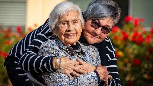 Lorna Henstridge with daughter Jennie in Bordertown. Picture: Tom Huntley