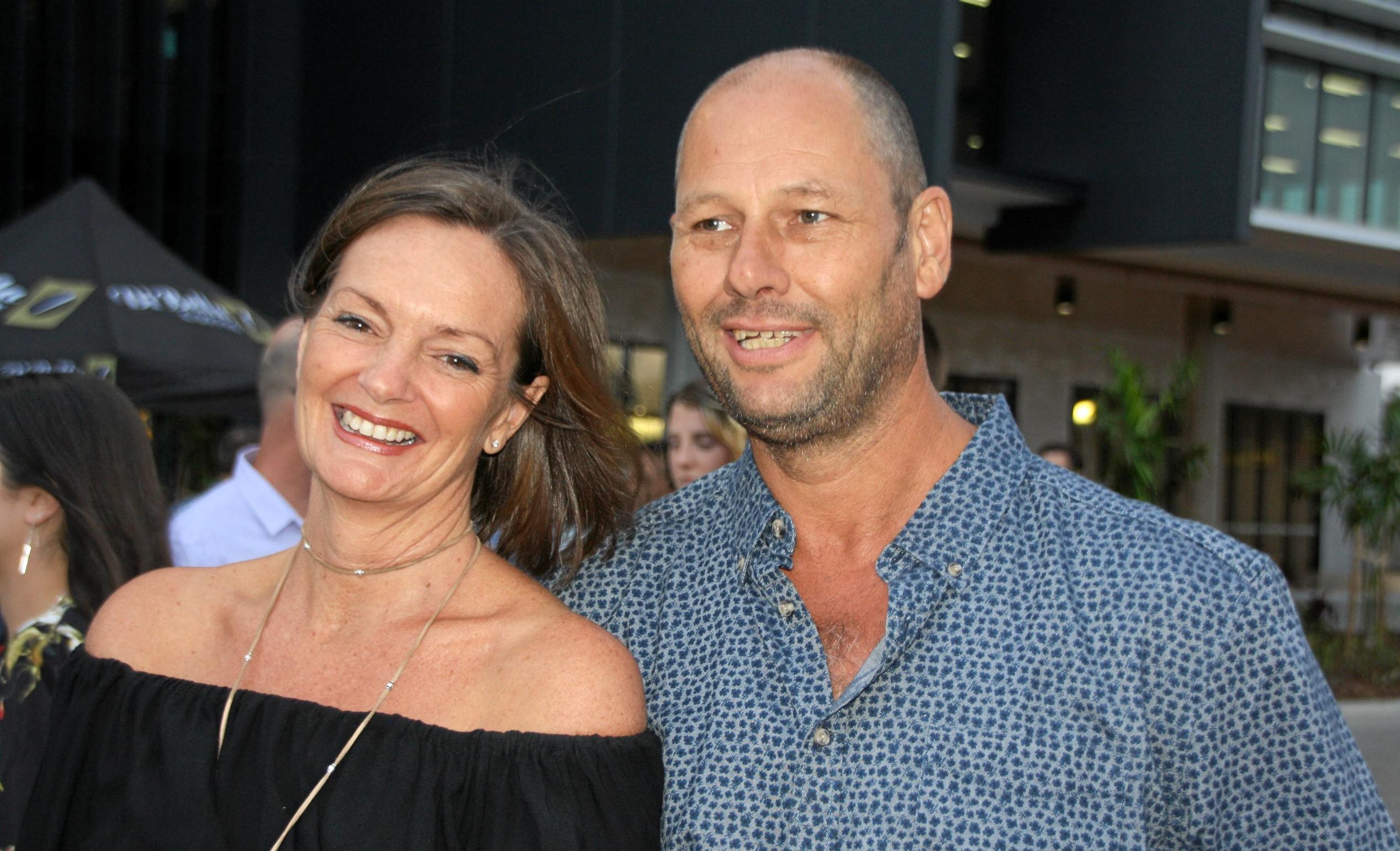 ?Michelle and Leo de Boer of Hutchinson Builders at the new Youi headquarters, Sippy Downs. Picture: Erle Levey